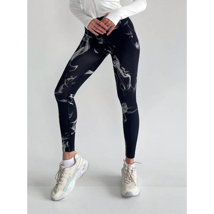 Безшовні легінси з Пуш-ап Leggings PUSH-UP Smoke model 50 (Black grey) Безшовні легінси з Пуш-ап Leggings PUSH-UP Smoke model 50 (Black grey)